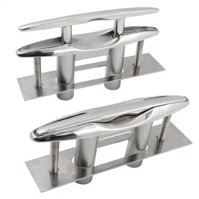  Acero inoxidable 316 Boat Pull up Cleat de montaje empotrado inoxidable Acero 316 Mooring Retractable Cleat Marine hardware Dock Pop up Limpieza