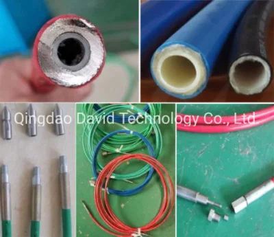  Ultra alta presión de agua de limpieza Limpieza de alcantarillado chorro jet spray de pintura SAE 100 R7 R8 R18 de la manguera hidráulica termoplástico