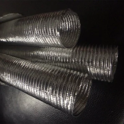 Línea de alimentación de aceite del turbo envoltura térmica protección térmica de alta temperatura Kit de materiales aislantes resistentes al papel de aluminio carburador Pre-Heat la manguera de aire fresco