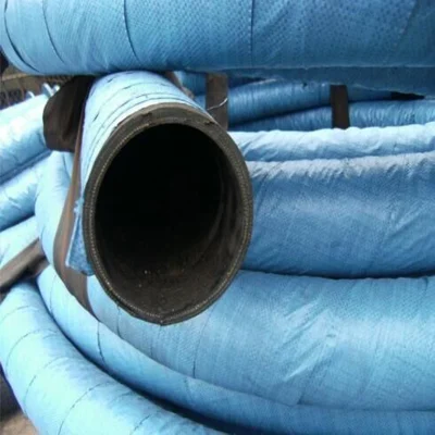 Hidráulico de alta calidad industrial de goma de la manguera de descarga de aceite de la papilla Marina