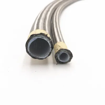 El PTFE Ss Auto flexible de nylon de alta presión de la Motocicleta conjunto hidráulico un8 de la línea de manguera de radiador de aceite PTFE