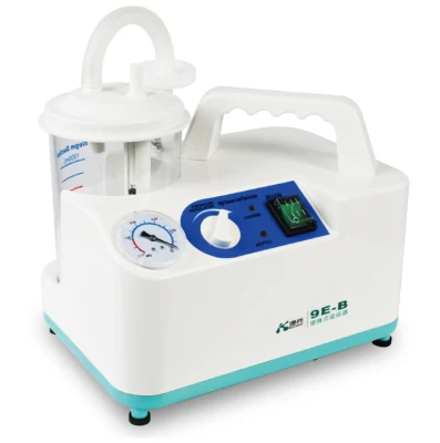  9e-B CE&amp;ISO13485 Coste Alta - Portátil ligero Oil-Free flema máquina que succiona para equipo de Hospital