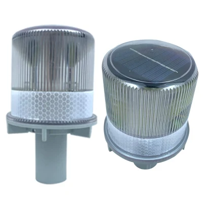  Proyector LED Solar Waterproof color ámbar intermitente luz estroboscópica de seguridad de Flash de LED Testigo de la energía solar
