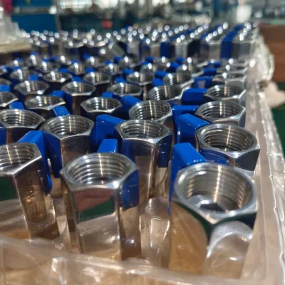  Válvula de bola mini de acero inoxidable 1,4408 CF8M CF8 reducir el diámetro interior Rosca BSP boquilla de manguera Polished Sanitary Food Industrial 1/4&quot;-1&quot; Pn63 1000psi