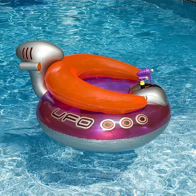 Sillón OVNI inflable de flotación de la piscina con pistola aplicadora