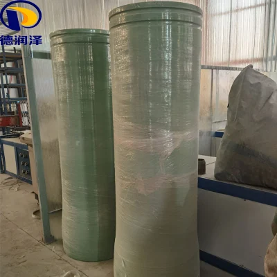 GRP Fibra de vidrio reforzado tubo de plástico Precio por encima de la tierra por debajo Tierra