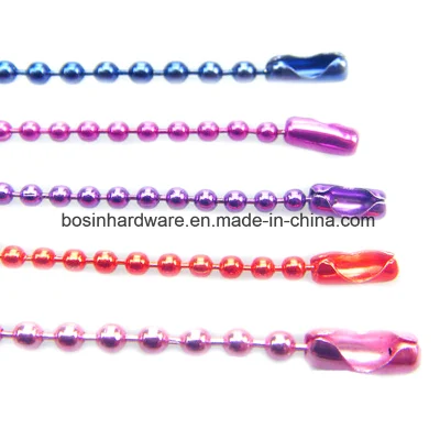 Los grandes de 6 mm de acero de la cadena de bolas de metal