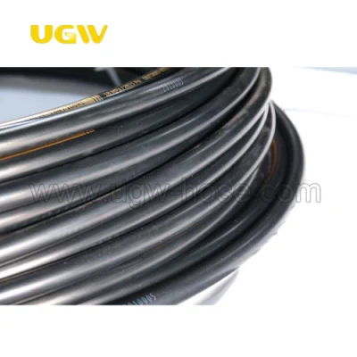 China caliente fábrica vende SAE DIN EN853 de aceite de la manguera hidráulica de 1 pulgada manguera de goma flexible de carrete de 25mm