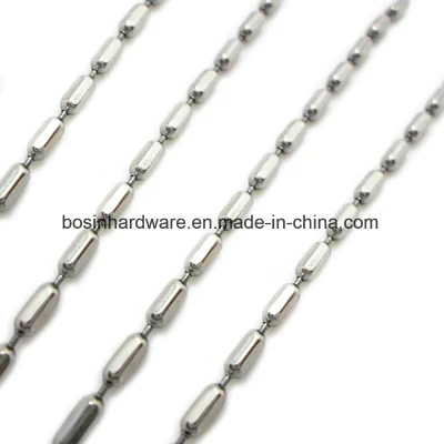 Los grandes de 6 mm de acero de la cadena de bolas de metal