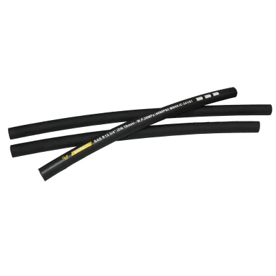  Negro SAE100 R12 caucho sintético resistente al aceite de alto impulso cuatro Manguera hidráulica espiral de alambre de acero