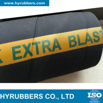 Tela resistente al desgaste Sandblaster reforzado de goma flexible
