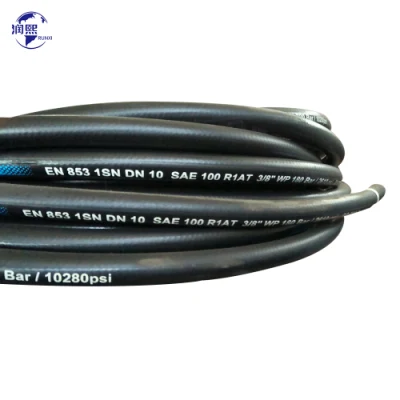 Mayorista En853 1SN línea de combustible de aceite de alta presión Hydrauilc Rubber Mangueras flexibles