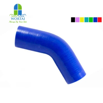Silicona de 45 grados de manguera silicona codo reductor de Turbo Kit de manguera