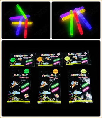 2PCS Flotador de pesca luminoso envasado en bolsa de papel de aluminio (YPD660)