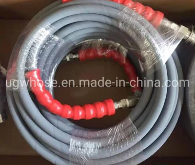 100FT X 3/8 de pulgada manguera de chorro de agua con 22mm X Conexión rápida de 3/8 pulg.