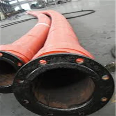 Boquilla de brida de dragar arena flotante del agua, aceite de lodo Químico Industrial Acid-Base de minería de la manguera flexible de descarga de goma