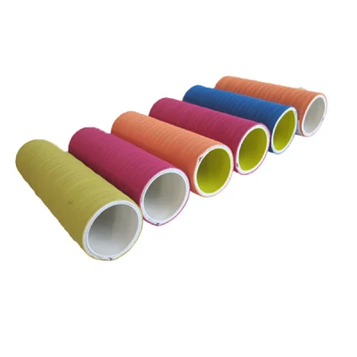 Flexible de grado alimentario de alta calidad resistente al aceite Negro Rojo Amarillo Azul la manguera de goma