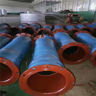 Boquilla de brida de dragar arena flotante del agua, aceite de lodo Químico Industrial Acid-Base de minería de la manguera flexible de descarga de goma