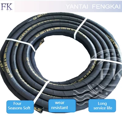 Manguera flexible de vapor/aceite para mangueras hidráulicas manguera de vapor para alta temperatura