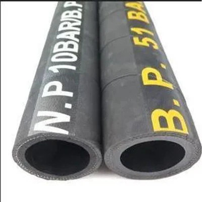 Caliente Venta Excavadora manguera hidráulica de alta presión temperatura hidráulica flexible Manguera de aceite de goma