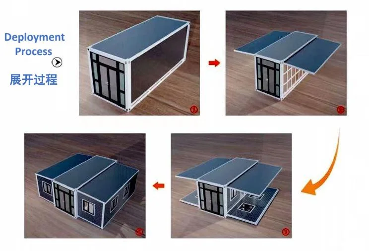 Steel House with Double Wing Expansion