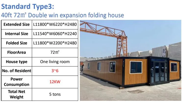 Steel House with Double Wing Expansion