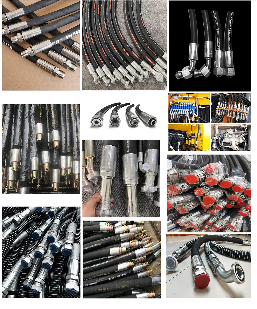 High and Low Pressure Tubing Hydraulic Hose for Wire Braided High Pressure Hose Hydraulic System
