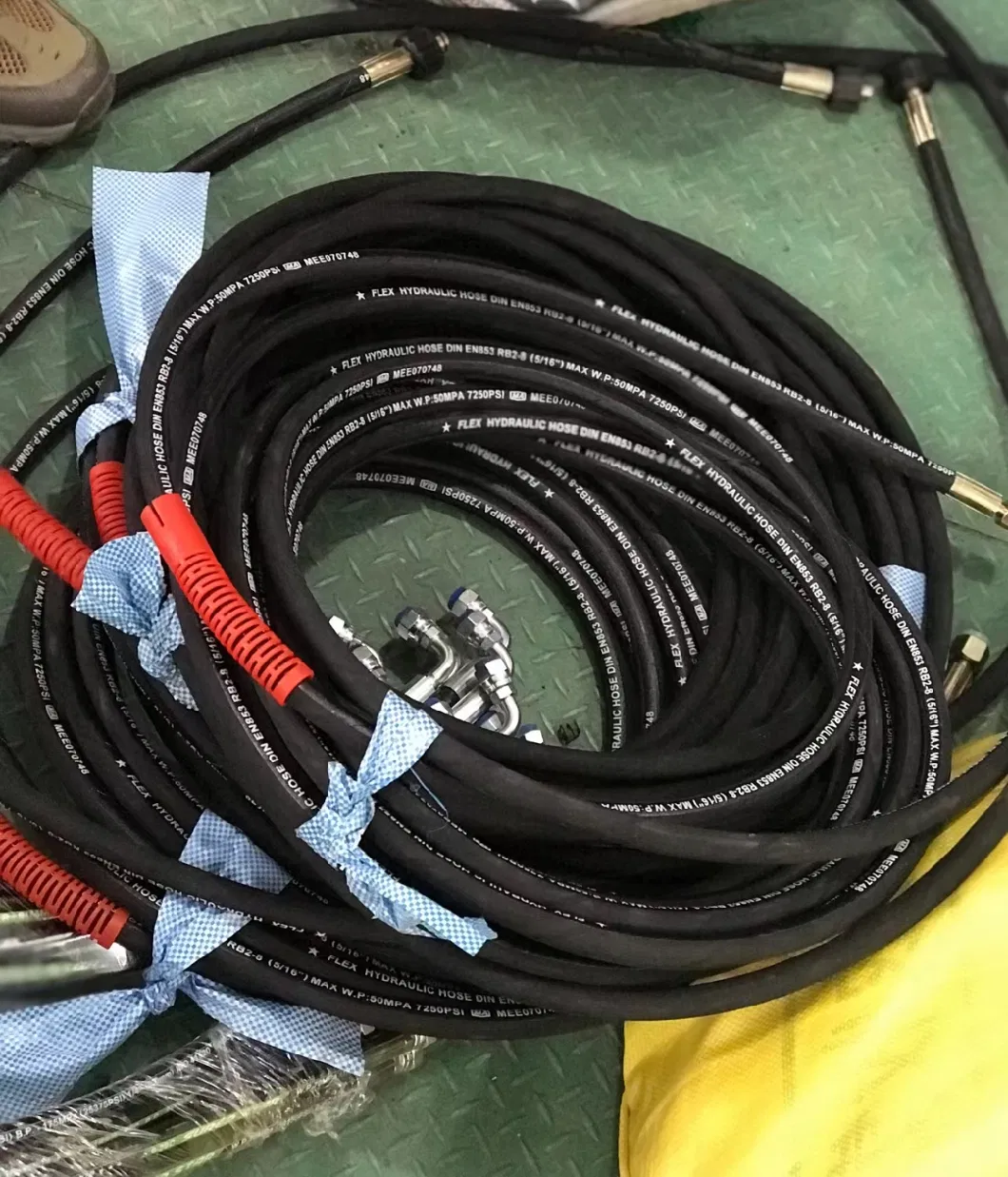 15m Flexible High Pressure Water Rubber Jet Washer Hose Quick Connect Compatible with Karcher Brand K2 to K7 Series