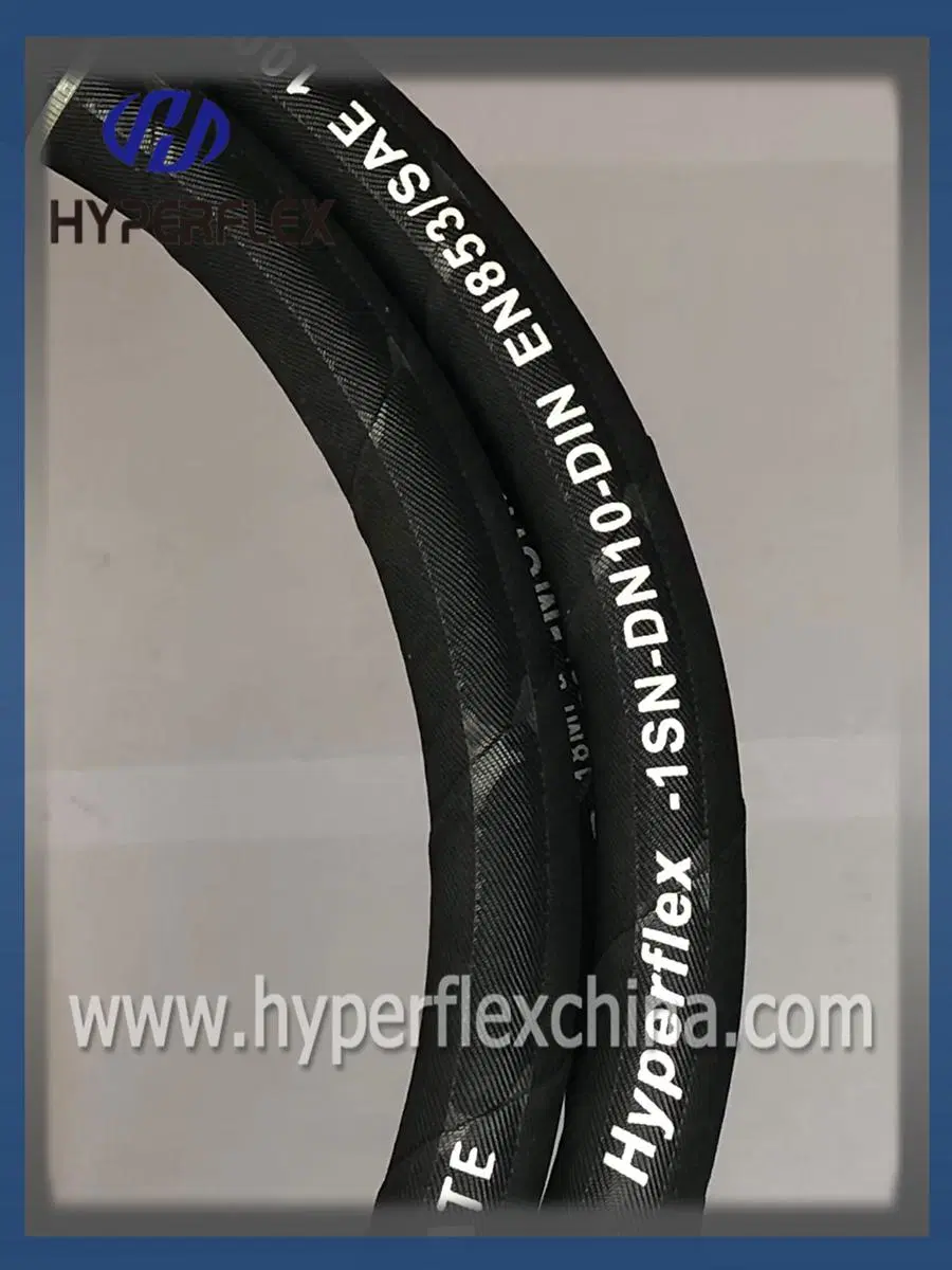 High Quality High Pressurre 2 Wire Braid Hyperflex En 857 2SC Flexible Hose /Hydraulic Rubber Hose