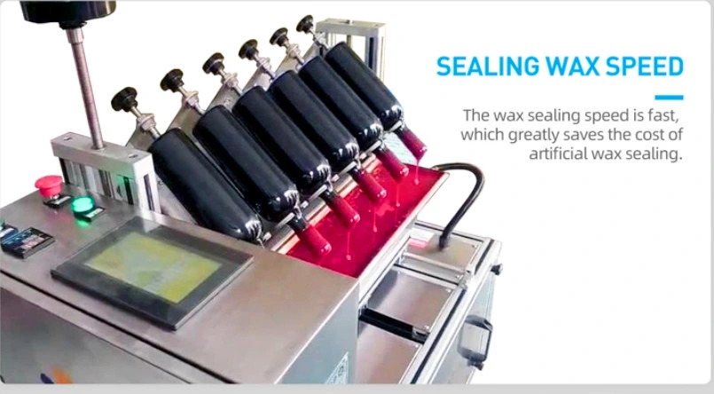 Semi-Automatic Wine Wax Sealing Machine for Red Wine