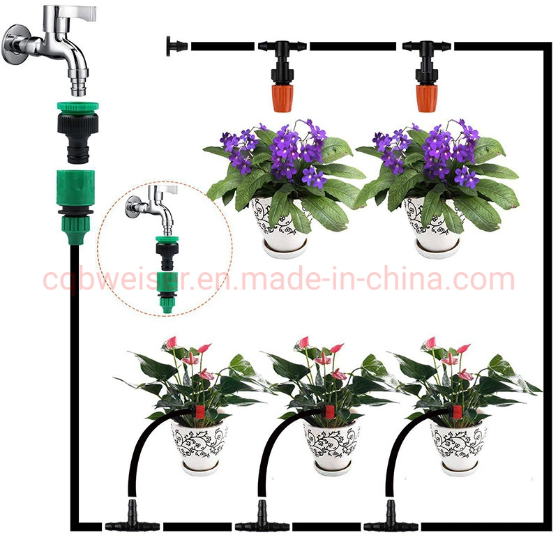 DIY Flowerpot Watering Set Capillary 30meters Adjustable Dripper Watering Set