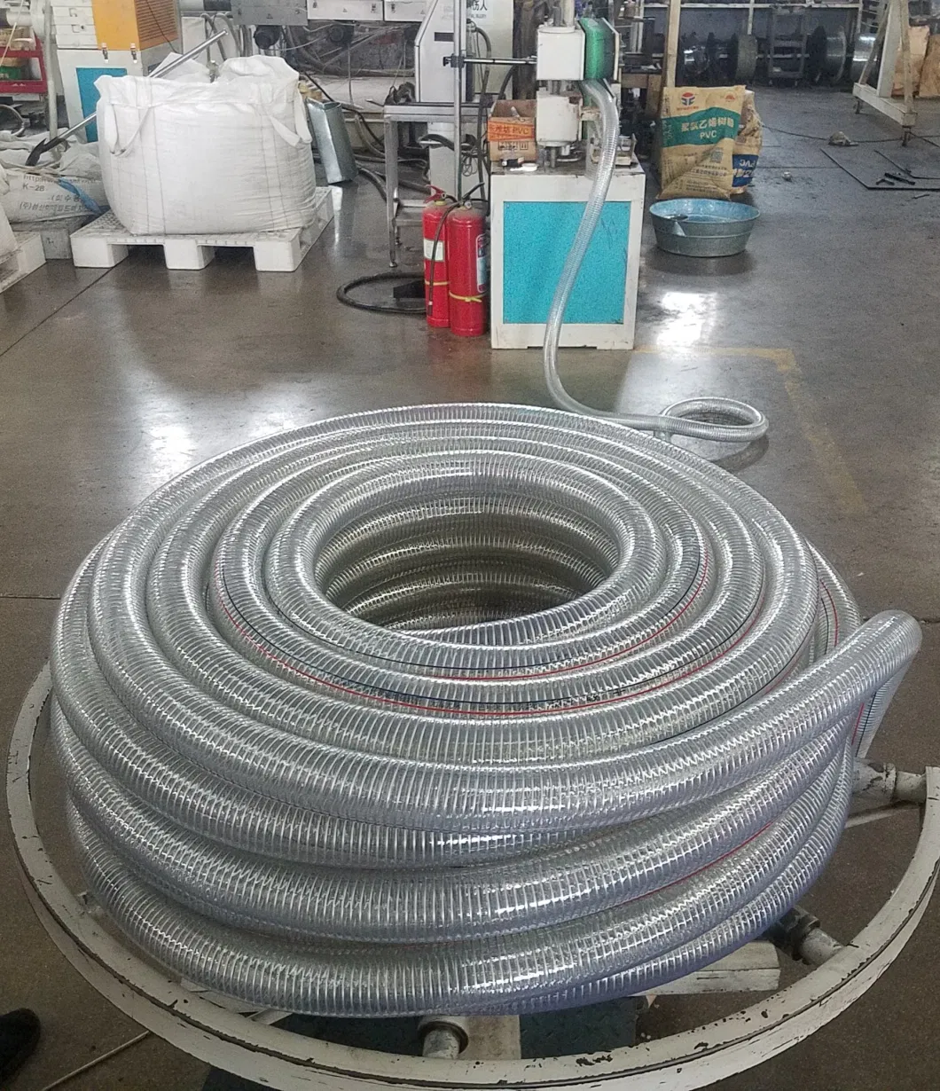 1/4&quot;~10&quot; Clear/Transparent PVC Plastic Spiral Steel Wire Suction/Discharge Water Soft Hose