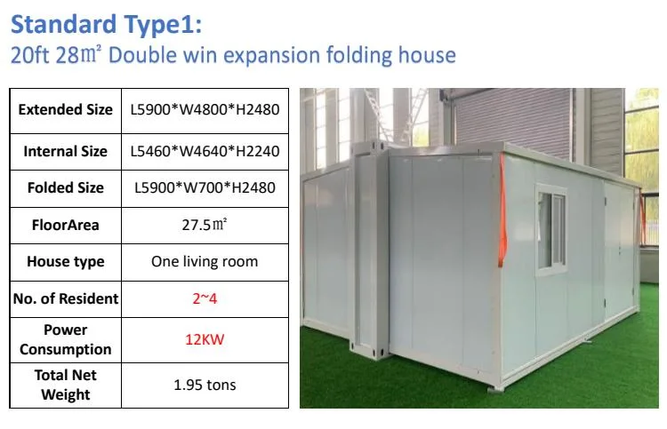 Steel House with Double Wing Expansion