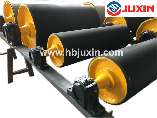 Conveyor Belt Steel Ceramic Non-Drive Pulley /Head Pulley /Bend Pulley /Take up Pulley /Snub Pulley /Tail Pulley, Rubber Lagging Drum Pulley