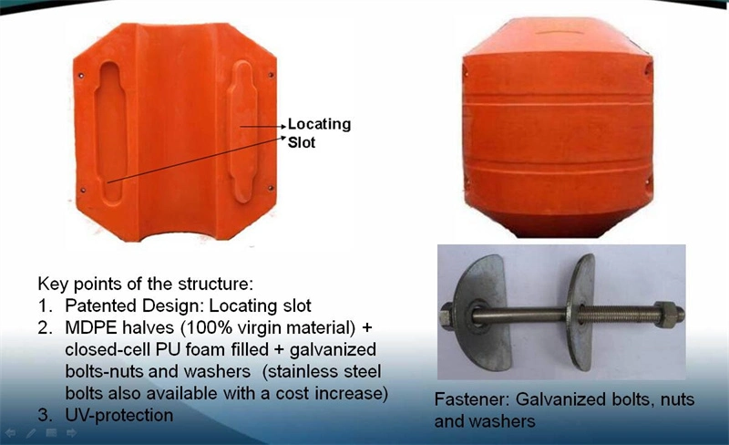 High Quality DN280 Dredging HDPE Pipe Floats Floating Pontoon Manufacturer Sales