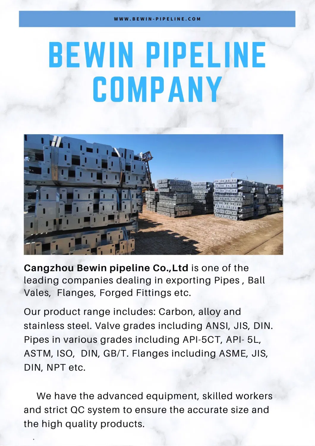 ASTM A106 Seamless Steel Pipe for Oil and Gas Line