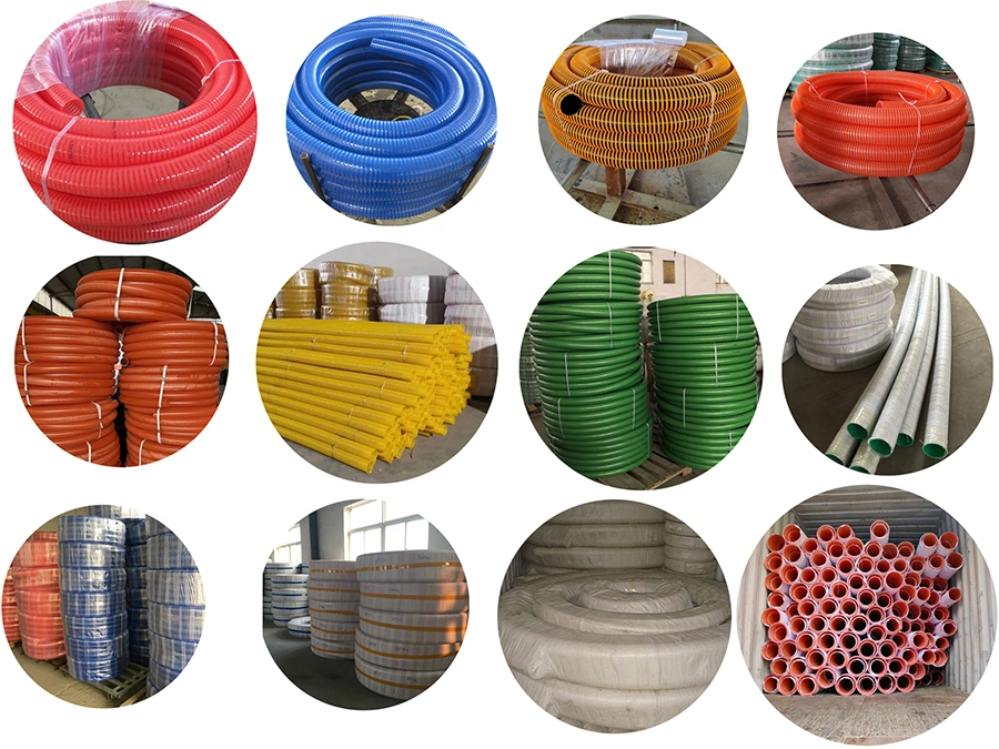 Flexible Heavy Duty PVC Suction Delivery Hose Ventilation Ducting Hose