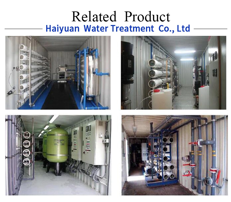 Containerized Mobile Water Filter Water Treatment Filtration System for Agriculture Irrigation