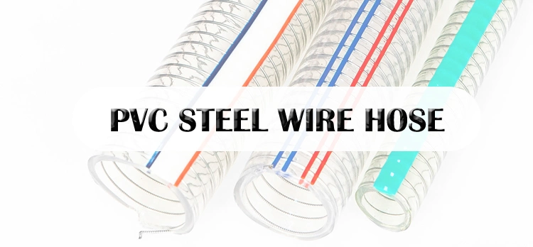 PVC Steel Wire Hose Flexible Transparent Hose in Oilfield