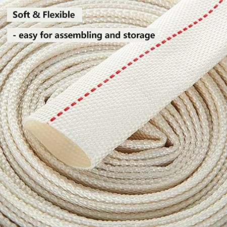 Lightweight Durable Fire-Proof PVC Material Fire Hose for Fire Emergency