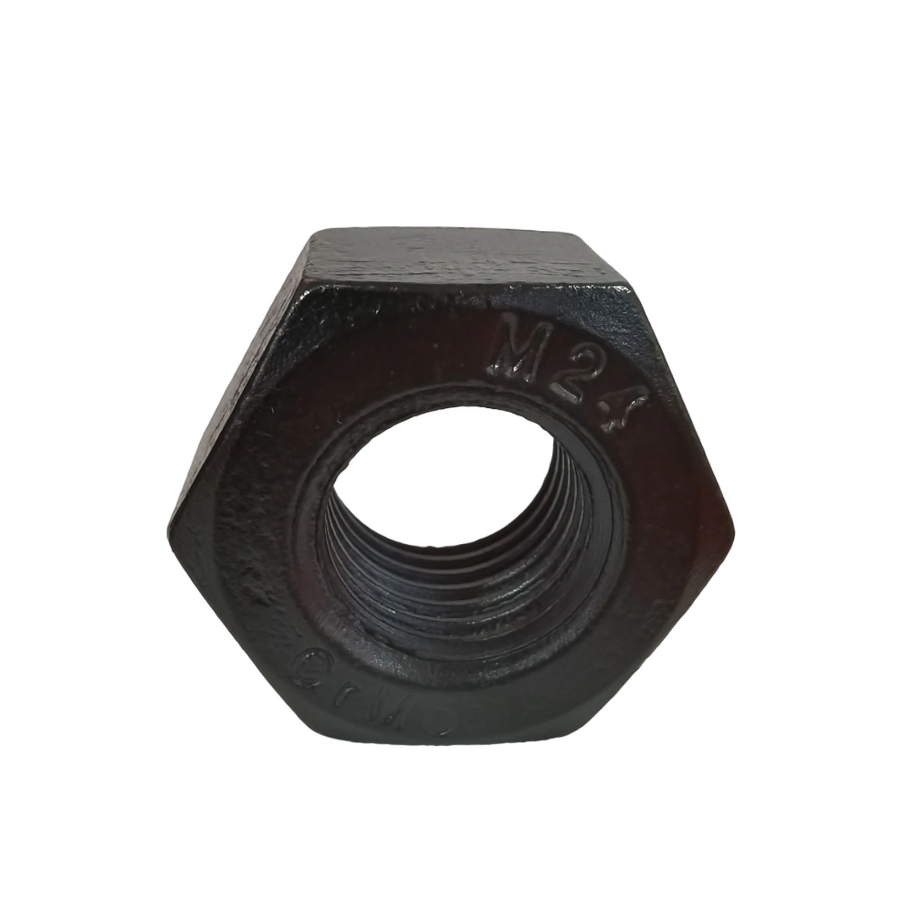 35CrMo Alloy Steel Black Tef PTFE Coating Hexagon Stud Bolt Hex Nut