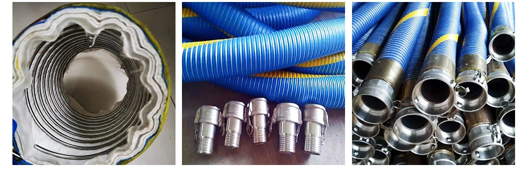 8 Inch Chemical Resistance PVC Composite Flex Hose for Tanker Unloading