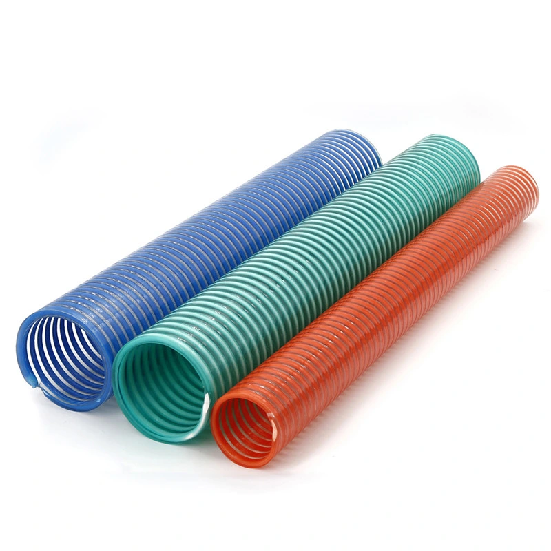 Flexible Plastic Reinforced Heavy Duty PVC Suction Hose Oil/Water Suction Hose with Smooth or Corrugated Surface