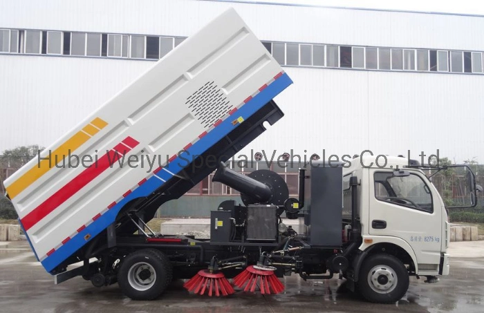 China Dongfeng 8cbm/8m3/8000liters City Garbage/Dust/Sewage Sweeping Machine Vehicle 5ton Street Road Cleaning Sweeper Truck