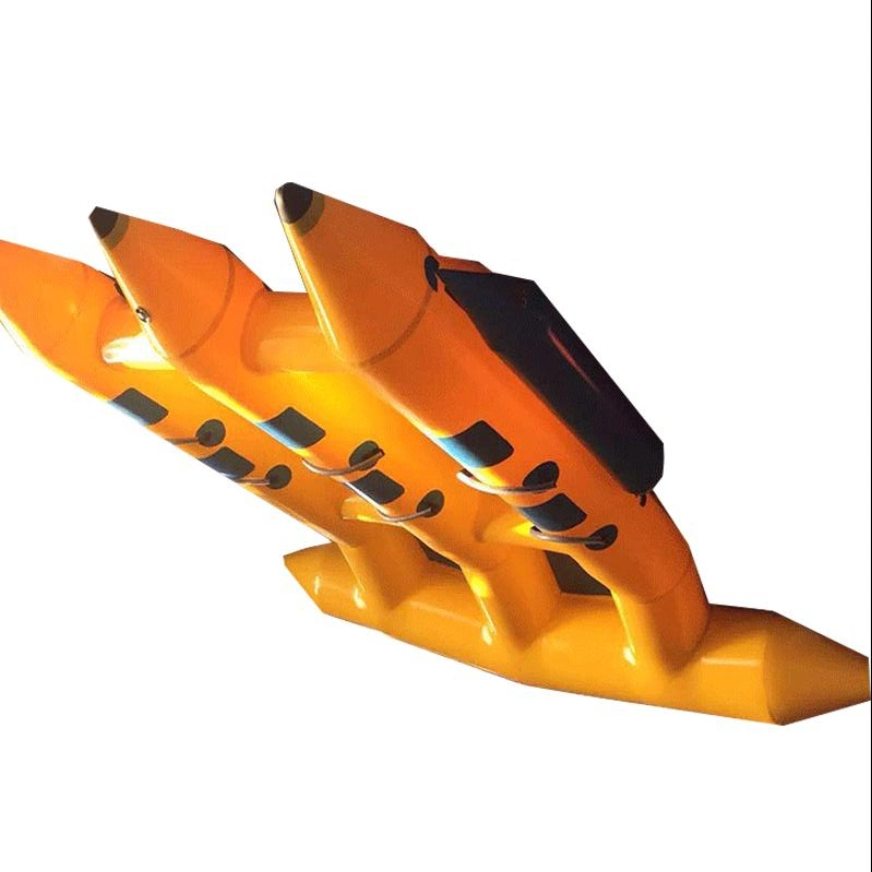 Fly Fishing Inflatable Banana Boat Water Rod for Helmet Flies Towable Motorcycle Tube Reel Battery Toy Car RC Roe 8 Flying Fish