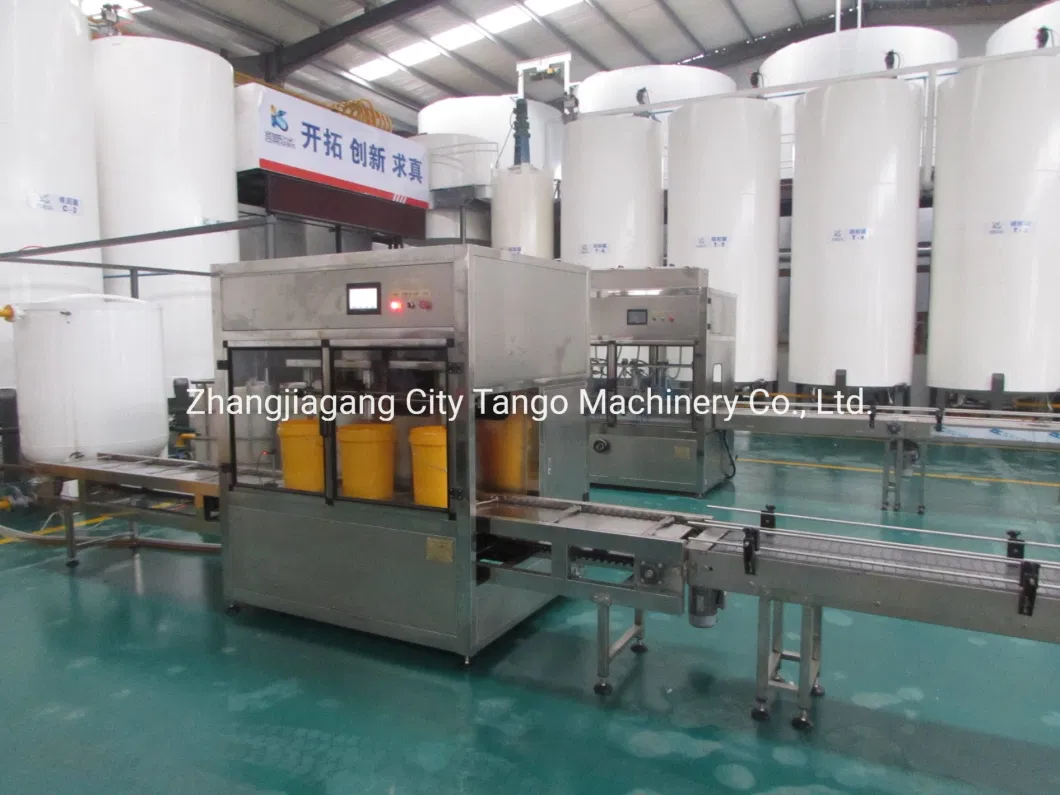 Automatic 20L 5L Engine Lubricant Hydraulic Oil Weighing Urea Bottle Filling Line