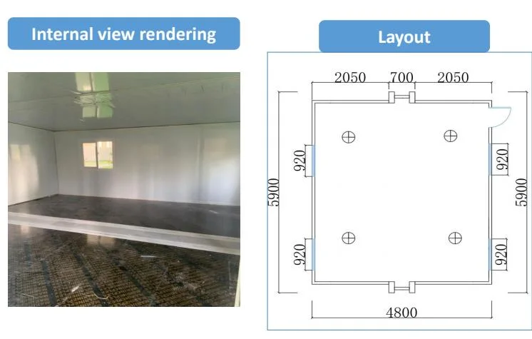 Steel House with Double Wing Expansion