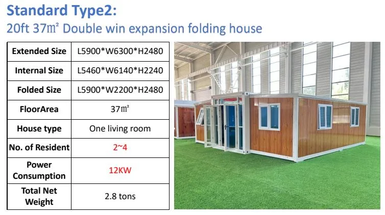 Steel House with Double Wing Expansion