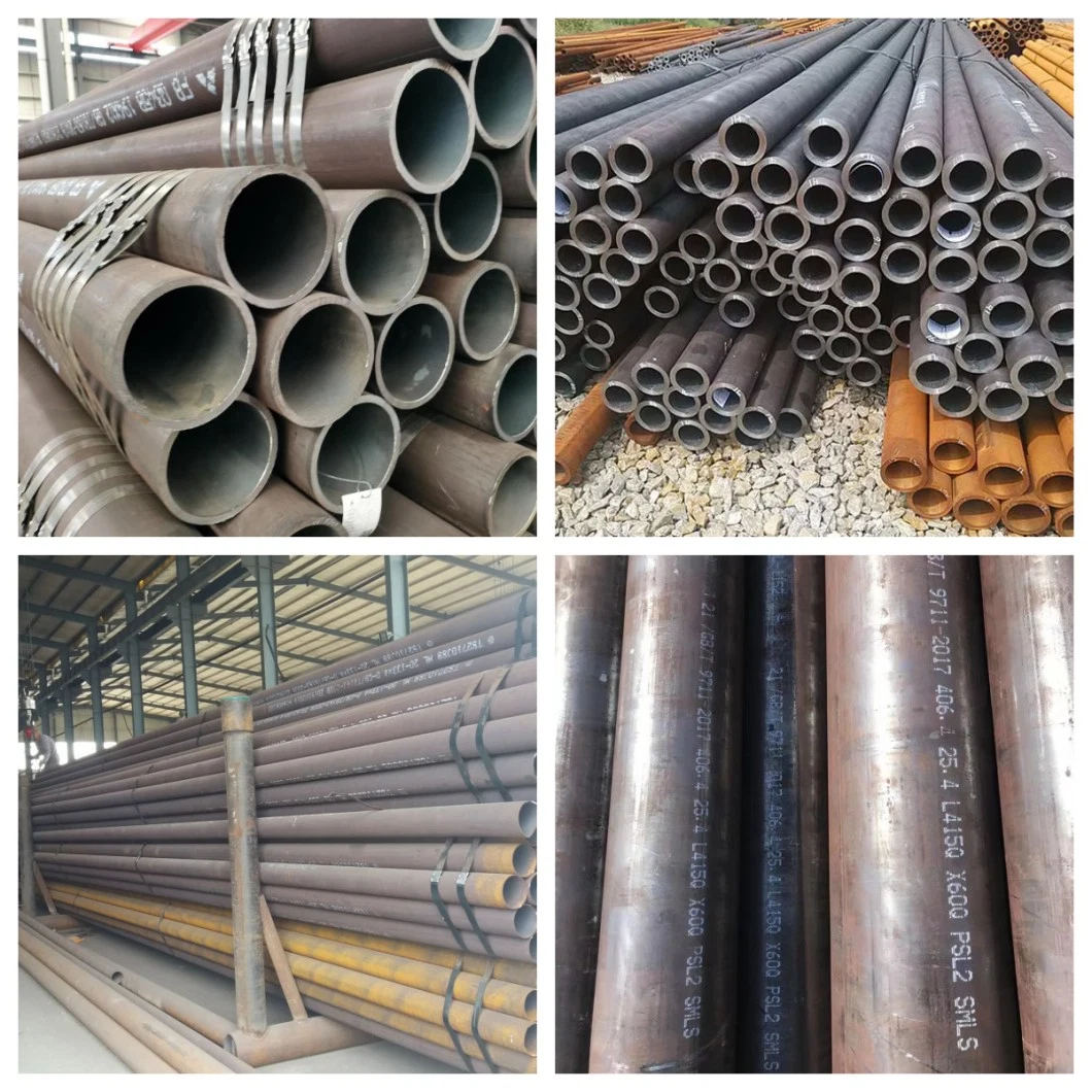 Oil Pipe Line Hot Rolling API 5L ASTM A106 ASTM A333 Seamless Line Pipe Carbon Steel Seamless Round Pipe Hollow High Strength for Oil Transportation