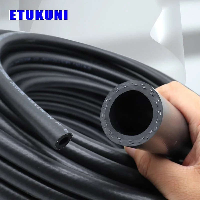 Inch PVC NBR Rubber Three Layer Two Line Hose for Oil Fuel Delivery Pneumatic Ceramic Rubber Tube Pipe for Car Air Conditioning